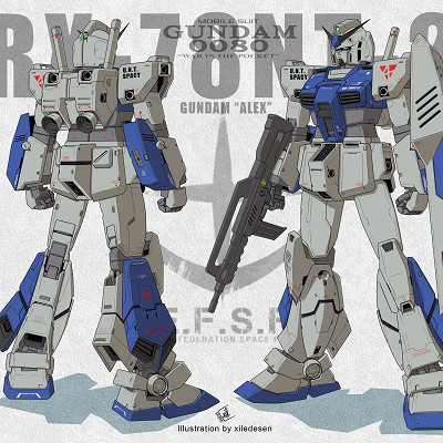 Image For Post | RX-78-3 Gundam "G-3" paint scheme