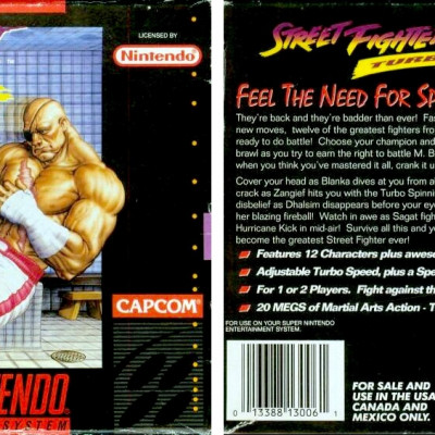 Image For Post | **Re-released**  
Nintendo re-released Hyper Fighting in September 2017 as part of the company's Super NES Classic Edition.

**Other releases**  
The Sega Genesis version, Street Fighter 2: Special Champion Edition, while based primarily on Champion Edition, allows players to play the game with Hyper Fighting rules as well. The game's content is almost identical to the SNES version of Street Fighter II Turbo.

Hyper Fighting is included in Street Fighter Collection 2 (Capcom Generation 5) for the Sega Saturn and PlayStation. The PlayStation port was later included in Capcom Classics Collection Vol. 1 for PlayStation 2 and Xbox, as well as Capcom Classics Collection: Reloaded for the PlayStation Portable. A stand-alone re-release of Hyper Fighting was also released for the Xbox 360 via Xbox Live Arcade which features an online versus mode. It was also released for the iPod Touch, iPhone, iPad, and Android, along with Street Fighter II and Champion Edition, as part of Capcom Arcade. 

The title was also later released for the Nintendo 3DS, Wii, Wii U and Switch systems.

**Alternate Titles**  
    "Street Fighter II Turbo: Hyper Fighting" -- In-game title
    "ストリートファイターII　ターボハイパーファイティング" -- Japanese spelling