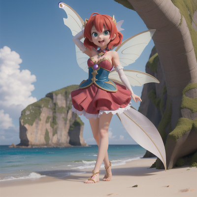 Image For Post Anime, market, surprise, villain, ocean, fairy, HD, 4K, AI Generated Art