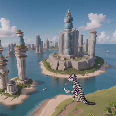 Image For Post Anime, zebra, futuristic metropolis, ocean, geisha, panda, HD, 4K, AI Generated Art