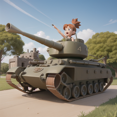 Image For Post Anime, wind, tank, trumpet, map, park, HD, 4K, AI Generated Art