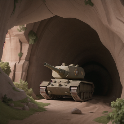 Image For Post Anime, tank, chef, museum, cave, spaceship, HD, 4K, AI Generated Art
