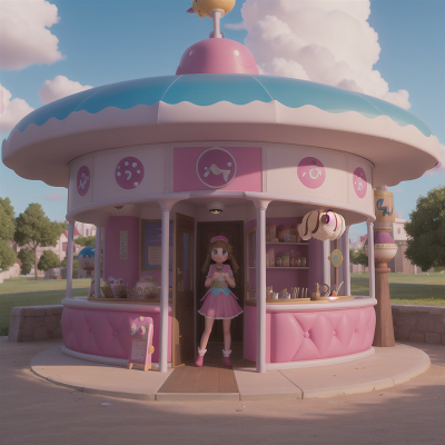 Image For Post Anime, princess, failure, magic portal, helicopter, ice cream parlor, HD, 4K, AI Generated Art