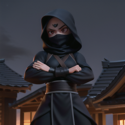 Image For Post | Anime, manga, Darkness-veiled ninjas, covered faces and strong muscular bodies, under a moonlit sky on rooftops, strategizing the enemy's downfall, a slew of weapons like shurikens and katanas, traditional dark ninja attire with enchanted amulets, high contrast visuals, a tense and suspenseful mood - [AI Art, Anime Group of Men Scene ](https://hero.page/examples/anime-group-of-men-scene-stable-diffusion-prompt-library)