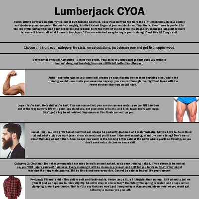 Image For Post Lumberjack CYOA