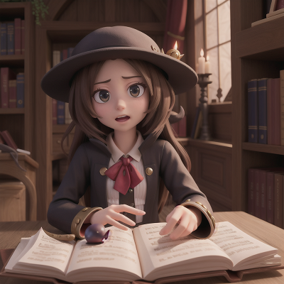 Image For Post Anime, piano, hat, betrayal, spell book, failure, HD, 4K, AI Generated Art