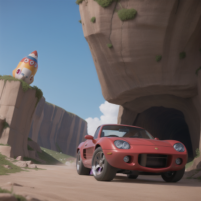 Image For Post Anime, king, rocket, romance, cave, car, HD, 4K, AI Generated Art