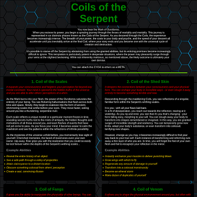 Image For Post Coils of the Serpent CYOA from /tg/