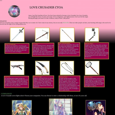 Image For Post Love Crusader CYOA from /tg/