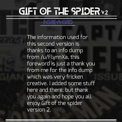 Image For Post Gift of the Spider v2 CYOA by EvisceratedAngel
