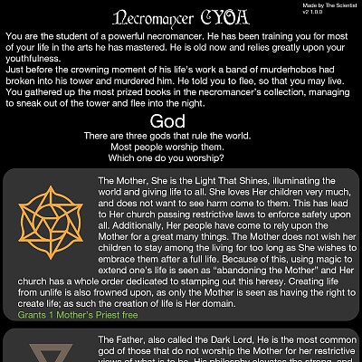 Image For Post Necromancer CYOA V2 by The Scientist