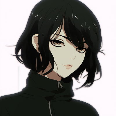 Image For Post | Profile view of a sombre anime character with black hair, showcasing detailed line work and high contrast. black pfp anime characters pfp for discord. - [Black PFP Anime Collections](https://hero.page/pfp/black-pfp-anime-collections)