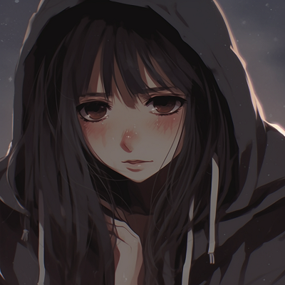Image For Post | Anime girl standing under a gray, rainy sky, her lonely silhouette telling a story of her despair. depressed anime girl pfp wallpaper pfp for discord. - [depressed anime girl pfp](https://hero.page/pfp/depressed-anime-girl-pfp)