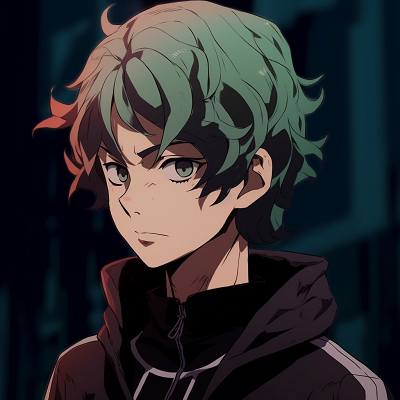 Image For Post | Stylized snapshot of Tanjiro from Demon Slayer, dynamic pose and heavy outlines top aesthetic anime pfp pfp for discord. - [anime pfp cool](https://hero.page/pfp/anime-pfp-cool)