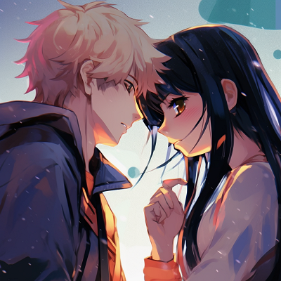 Image For Post | Hinata and Naruto underneath the moon, with muted color palette and strikingly detailed expressions. excellent anime pfp couple visuals pfp for discord. - [anime pfp couple optimized search](https://hero.page/pfp/anime-pfp-couple-optimized-search)