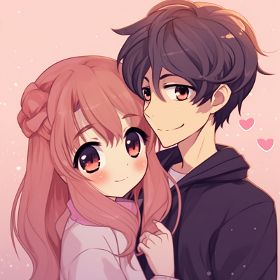 Image For Post | A charming chibi-style anime couple stargazing, with a starry sky background, and gentle shading. adorable anime pfp couple ideas pfp for discord. - [anime pfp couple optimized search](https://hero.page/pfp/anime-pfp-couple-optimized-search)