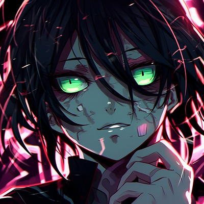 Image For Post | Anime girl bathed in neon lights with striking linework. crazy anime pfp girl depiction pfp for discord. - [Crazy Anime PFP](https://hero.page/pfp/crazy-anime-pfp)