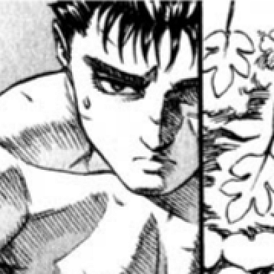 Image For Post | Aesthetic anime & manga PFP for discord, Berserk, Wounds (1) - 46, Page 1, Chapter 46. 1:1 square ratio. Aesthetic pfps dark, color & black and white. - [Anime Manga PFPs Berserk, Chapters 43](https://hero.page/pfp/anime-manga-pfps-berserk-chapters-43-92-aesthetic-pfps)