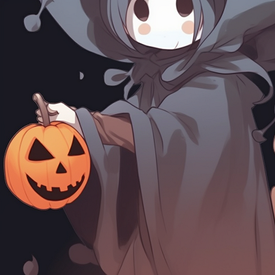 Image For Post | Two characters holding carved pumpkins, vibrant colors with a dark atmosphere. spooky matching halloween pfps pfp for discord. - [matching halloween pfp, aesthetic matching pfp ideas](https://hero.page/pfp/matching-halloween-pfp-aesthetic-matching-pfp-ideas)
