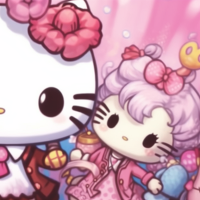 Image For Post | Two Hello Kitty characters in sparkly magical outfits, glittery background. hello kitty matching pfp designs pfp for discord. - [matching pfp hello kitty, aesthetic matching pfp ideas](https://hero.page/pfp/matching-pfp-hello-kitty-aesthetic-matching-pfp-ideas)