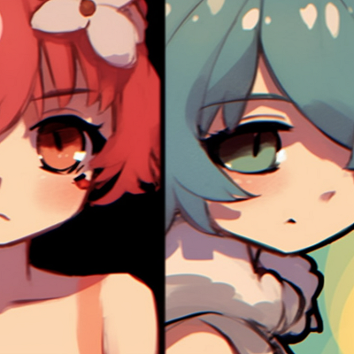 Image For Post | Closeup of three characters, pronounced comic facial expressions, and vivid details. humorous trio pfp matching pfp for discord. - [trio pfp matching, aesthetic matching pfp ideas](https://hero.page/pfp/trio-pfp-matching-aesthetic-matching-pfp-ideas)