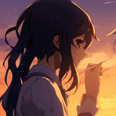 Image For Post | Two characters against a sunset, warm colors and soft silhouettes. amazing girl x girl matching gif pfp pfp for discord. - [matching pfp gifs, aesthetic matching pfp ideas](https://hero.page/pfp/matching-pfp-gifs-aesthetic-matching-pfp-ideas)