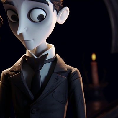 Image For Post | Two characters in wedding outfits, midnight colors and gothic art elements. animated corpse bride matching pfp pfp for discord. - [corpse bride matching pfp, aesthetic matching pfp ideas](https://hero.page/pfp/corpse-bride-matching-pfp-aesthetic-matching-pfp-ideas)