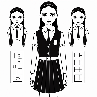 Image For Post The Lonely Wednesday Addams - Wallpaper