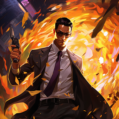 Image For Post | Shows a secret agent in mid-action; detailed portrayal of movement and shadows. phone art wallpaper - [Secret Agents Manga Wallpapers ](https://hero.page/wallpapers/secret-agents-manga-wallpapers-anime-art-manga-themes-hd-wallpapers)