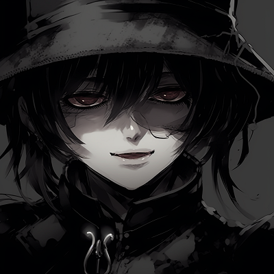 Image For Post | Goth anime boy adorned with a skulled pendant reflecting attention to detail and dominance of dark hues. goth pfp for anime boys - [Goth Anime PFP Gallery](https://hero.page/pfp/goth-anime-pfp-gallery)