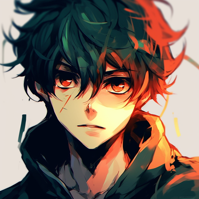 Image For Post | Anime guy with a mysterious gaze, high contrast and intricate eyes detail. unique anime guy pfp - [Anime Guy PFP](https://hero.page/pfp/anime-guy-pfp)
