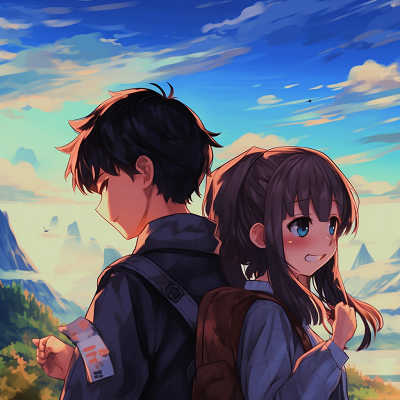 Image For Post | Best friends enjoying a quiet moment, soft color palette and gentle shading. anime matching pfp for best friends anime pfp - [Best Anime Matching pfp](https://hero.page/pfp/best-anime-matching-pfp)