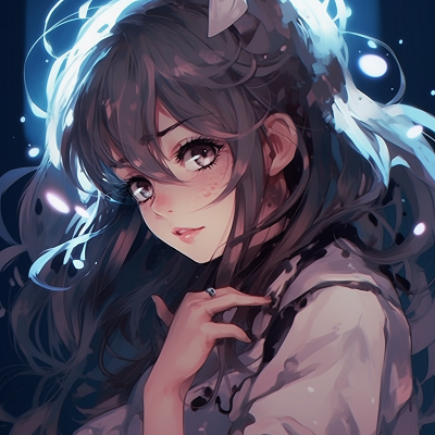 Image For Post | An aesthetic anime girl in the glow of moonlight, tones of blue and white colors. anime pfp girl in aesthetic artHD, free download - [Anime PFP Girl](https://hero.page/pfp/anime-pfp-girl)