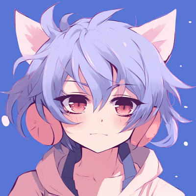 Image For Post | Anime boy with cat ears and a fluffy tail, playful art style and lively colors. anime pfp aesthetic icons anime pfp - [pfp anime](https://hero.page/pfp/pfp-anime)