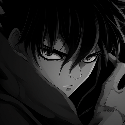Image For Post | Hiei engulfed by darkness, with his bright red eyes and white bandana standing out starkly. dark anime pfp gifsHD, free download - [Dark Anime PFP](https://hero.page/pfp/dark-anime-pfp)