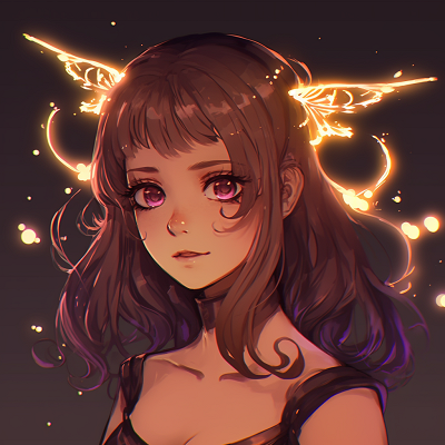Image For Post | Profile picture of an anime girl with a glowing butterfly, detailed wings and warm hues. enthralling glowing anime pfp for girls - [Glowing Anime PFP Central](https://hero.page/pfp/glowing-anime-pfp-central)