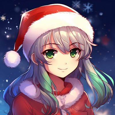 Image For Post Anime Girl Decorating Christmas Tree - cute anime christmas pfp