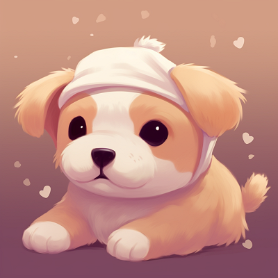 Image For Post | Pastel-colored PFP featuring an adorable puppy, complete with soft shading and cute eyes. cute animal pfp creations - [cute animal pfp](https://hero.page/pfp/cute-animal-pfp)