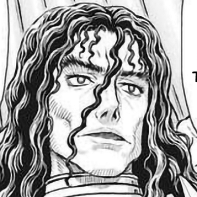 Image For Post | Aesthetic anime & manga PFP for discord, Berserk, Dawn of an Empire - 358, Page 2, Chapter 358. 1:1 square ratio. Aesthetic pfps dark, color & black and white. - [Anime Manga PFPs Berserk, Chapters 342](https://hero.page/pfp/anime-manga-pfps-berserk-chapters-342-374-aesthetic-pfps)