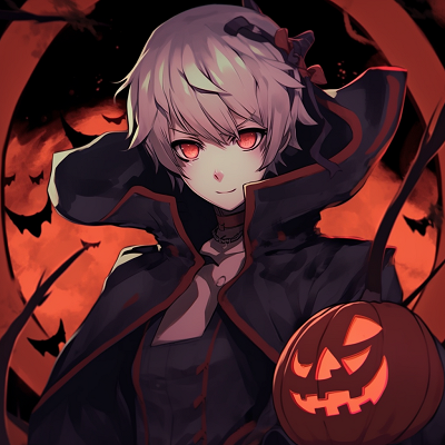 Image For Post | Naruto Uzumaki in vampire costume, dark colors with rich details. halloween anime pfp for boys - [Halloween Anime PFP Collection](https://hero.page/pfp/halloween-anime-pfp-collection)