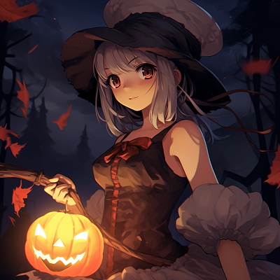 Image For Post | Kiki under the Halloween night, with vibrant autumn colors. ideas for anime halloween pfp - [Anime Halloween PFP Collections](https://hero.page/pfp/anime-halloween-pfp-collections)