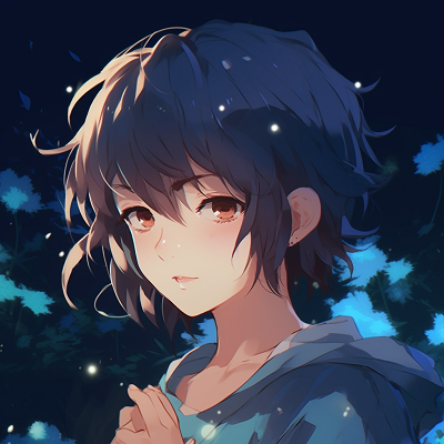 Image For Post | Dreamy anime profile featuring stars, vivid contrast between light and dark areas. gorgeous anime pfp aesthetic - [Aesthetic PFP Anime Collection](https://hero.page/pfp/aesthetic-pfp-anime-collection)
