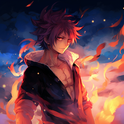 Image For Post | Natsu in Dragon Force, detailed character design, and radiating power. anime characters with fire powers - [Fire Anime PFP Space](https://hero.page/pfp/fire-anime-pfp-space)