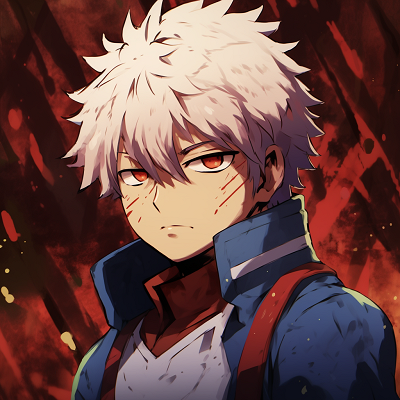 Image For Post | Todoroki with fire and ice, rich details and contrasting tones. unique anime characters pfp - [anime characters pfp Top Rankings](https://hero.page/pfp/anime-characters-pfp-top-rankings)