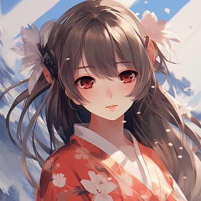 Image For Post | Anime girl in a traditional kimono, rich and vibrant color palette. adorable anime girl pfp anime pfp - [Cute Anime Pfp](https://hero.page/pfp/cute-anime-pfp)