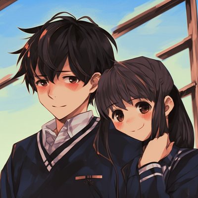 Image For Post Chibi Style Anime Couple - assortment of anime matching pfp couple
