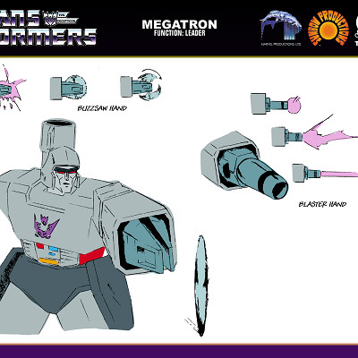 Image For Post | Megatron's buzzsaw and gun hands