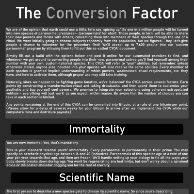 Image For Post [CYOA] The Conversion Factor v4.1