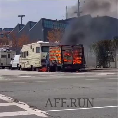 Image For Post The water delivery truck is more prepared than the firetruck