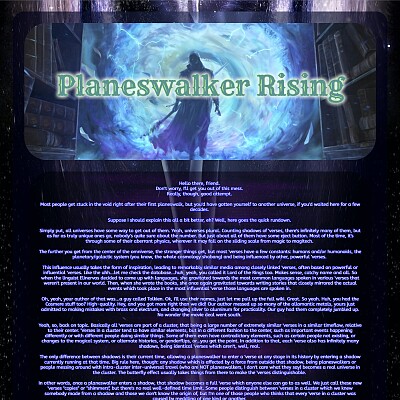 Image For Post Planeswalker Rising CYOA 1.1 by HelecopterSkeleton